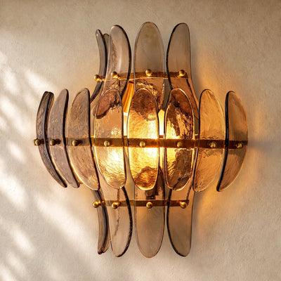 Ameliano  Glass Sconce 16"