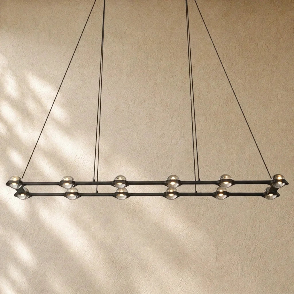 Ecletant Rectangular Chandelier