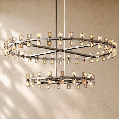 Arcacheno Round Two-Tier Chandelier