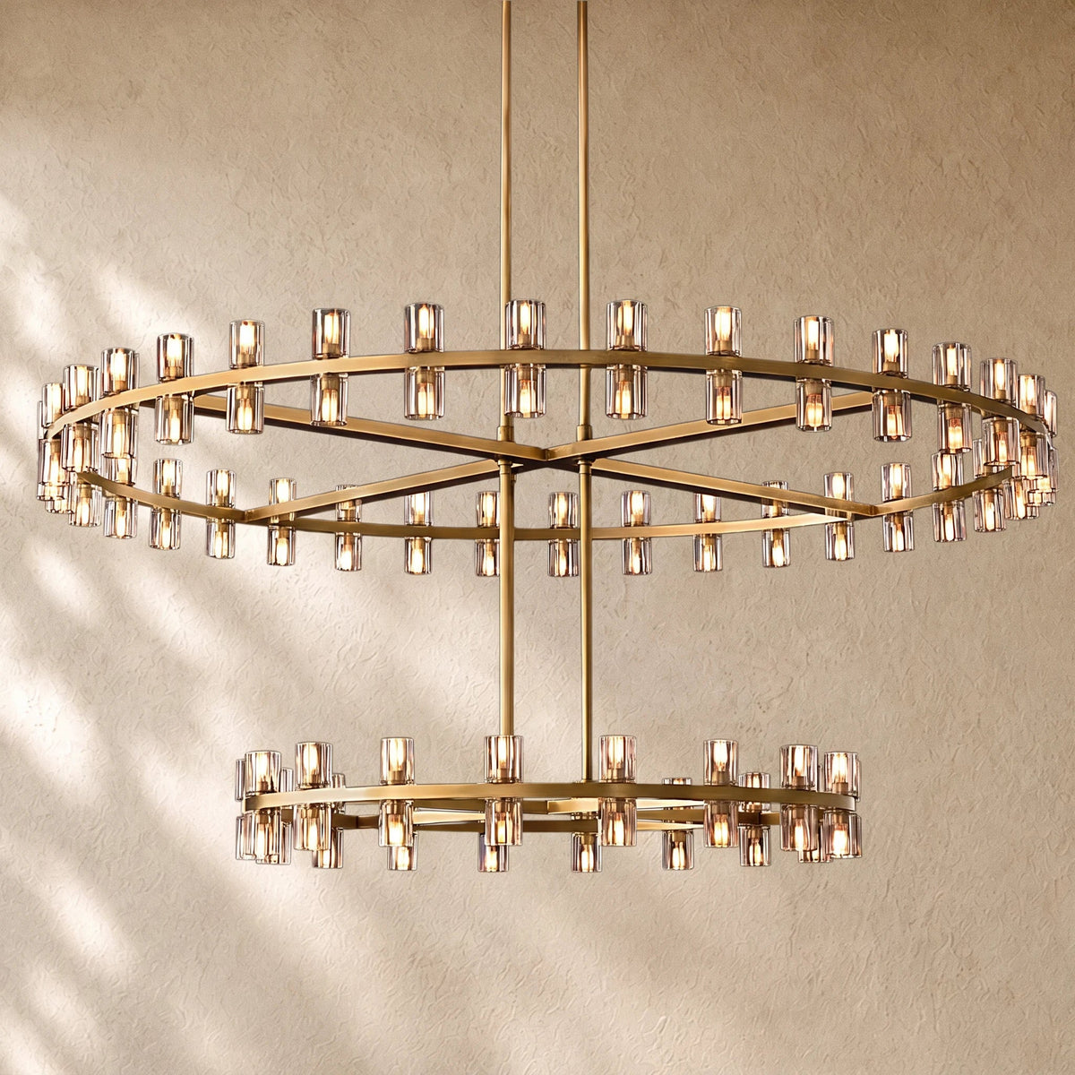 Arcacheno Round Two-Tier Chandelier