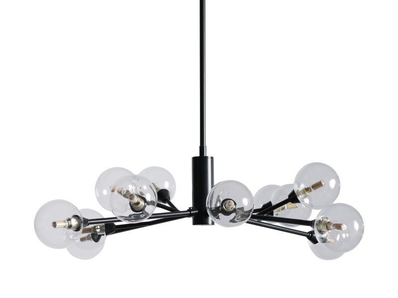 Sera Glass Globe Chandelier 36"47"59" - Cyran Lamps