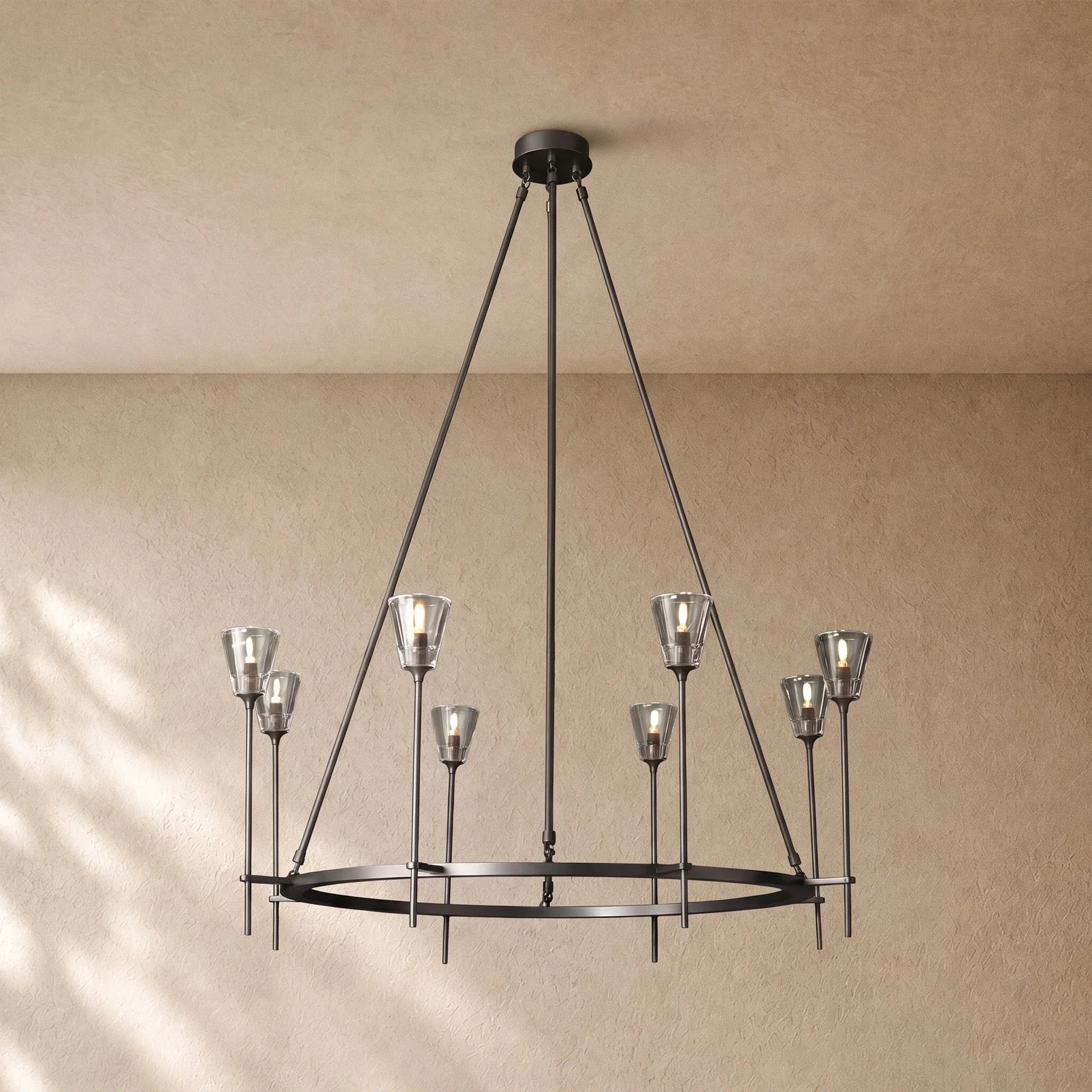 Torch de Vera Round Chandelier