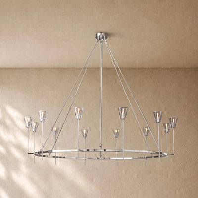 Torch de Vera Round Chandelier