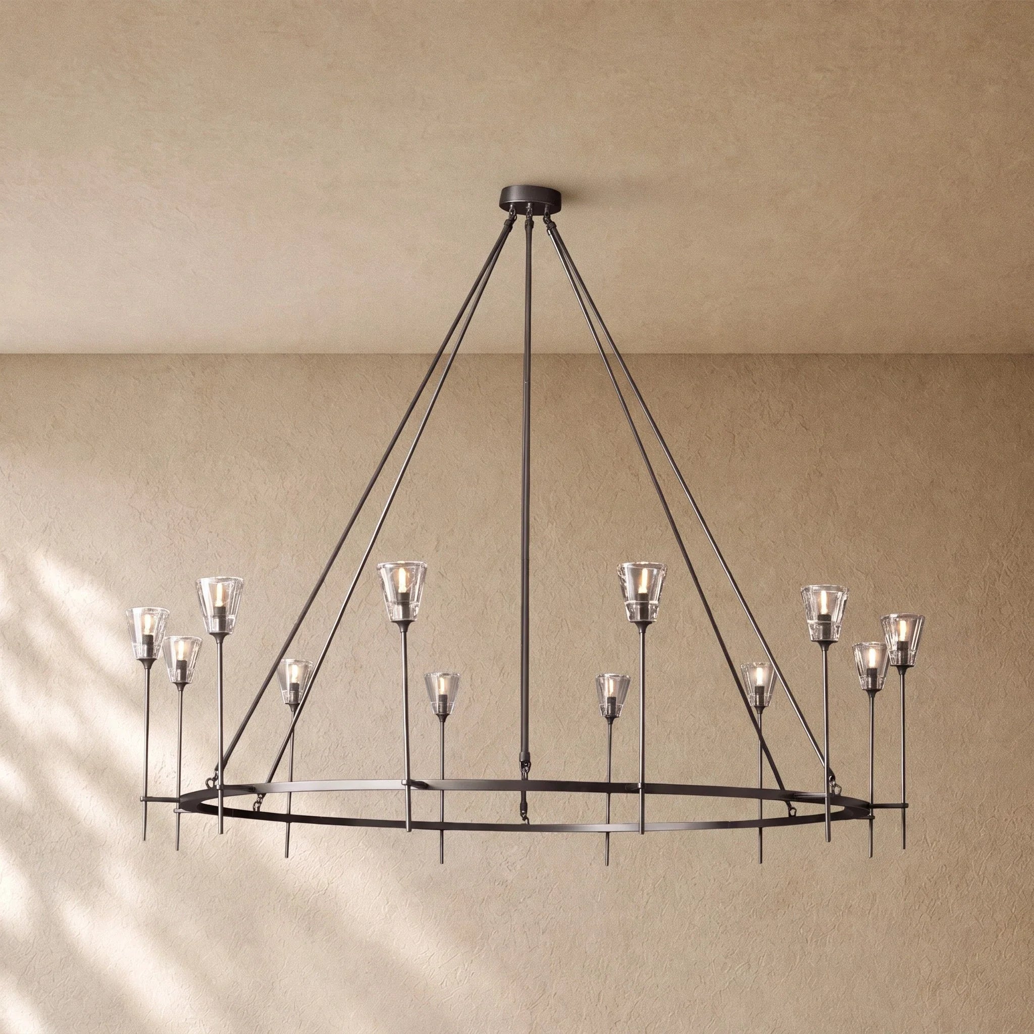 Torch de Vera Round Chandelier