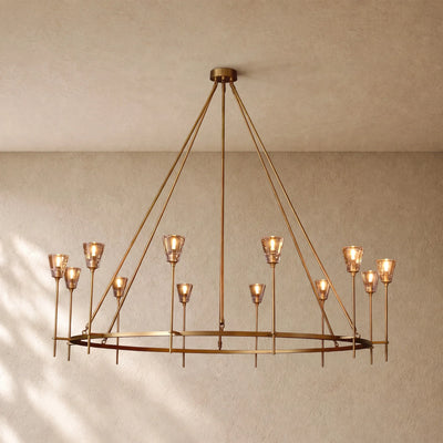 Torch de Vera Round Chandelier
