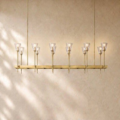 Torch De Vera Rectangular Chandelier
