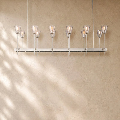 Torch De Vera Rectangular Chandelier