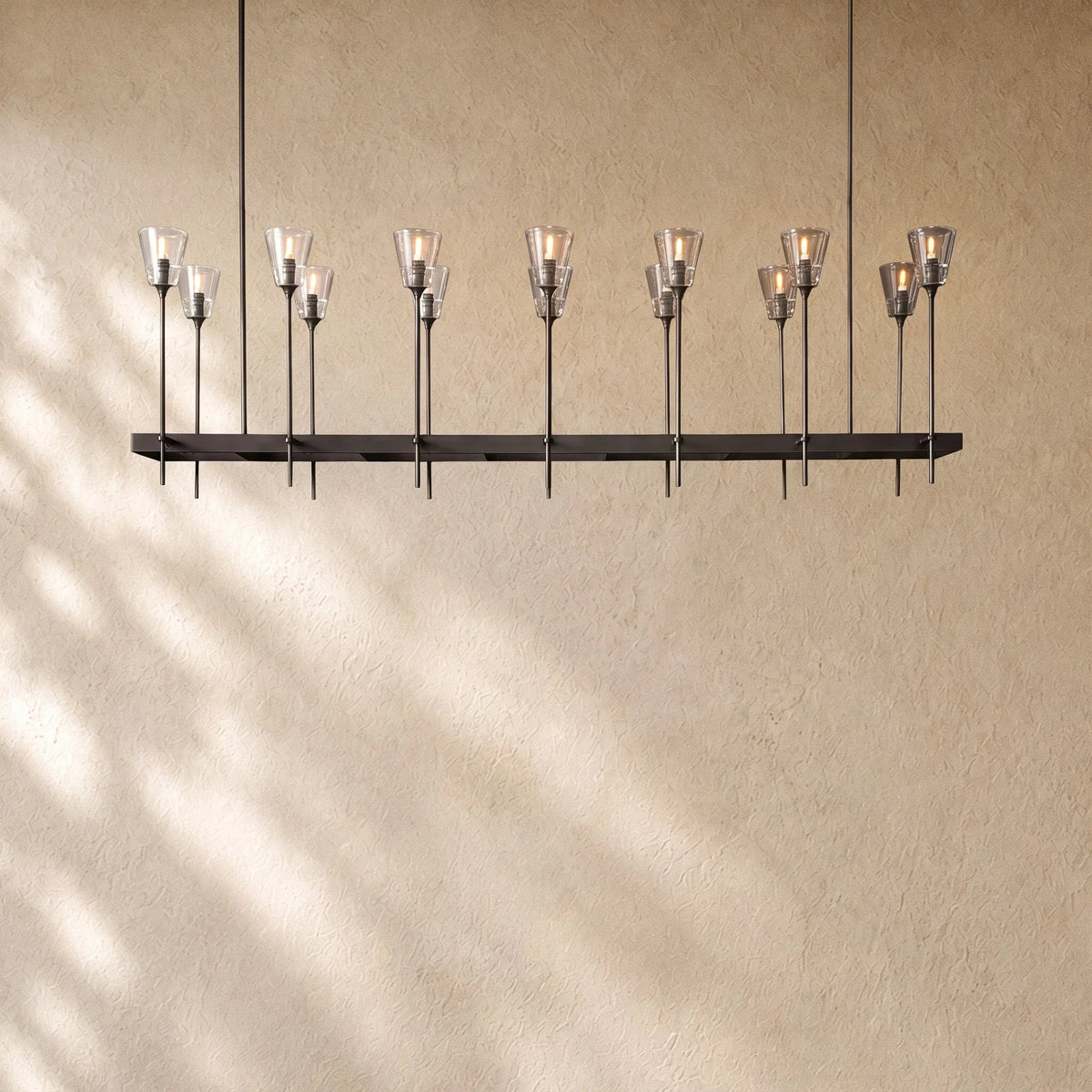 Torch De Vera Rectangular Chandelier