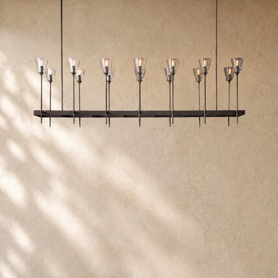 Torch De Vera Rectangular Chandelier