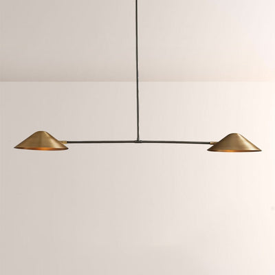 Simms 2 - Light Linear Chandelier - Cyran Lamps