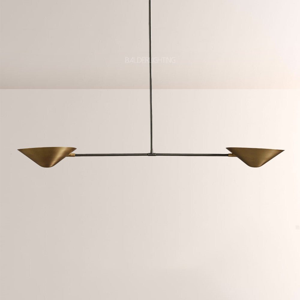 Simms 2 - Light Linear Chandelier - Cyran Lamps