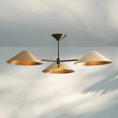 Simms 3 - Light Flush Mount - cyranlamps