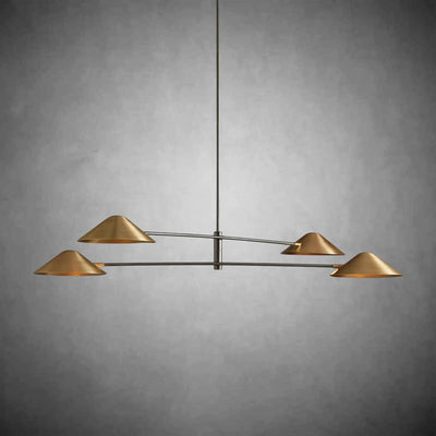 Simms 4 - Light Linear Chandelier - cyranlamps