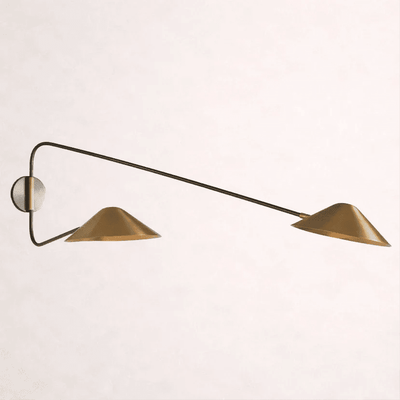 Simms Long Arm 2 - Light Wall Sconce - Cyran Lamps