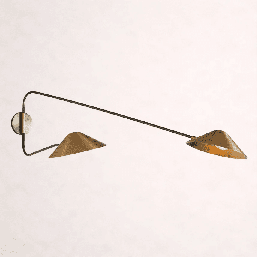 Simms Long Arm 2 - Light Wall Sconce - Cyran Lamps