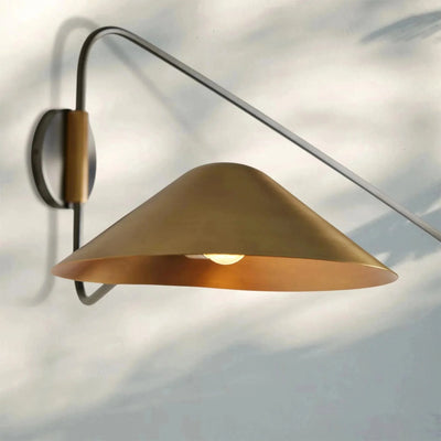 Simms Long Arm Double Wall Sconce - cyranlamps