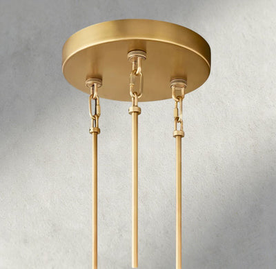 Siraue Smoke Glass Round Chandelier 41", 52", 65" - cyranlighting