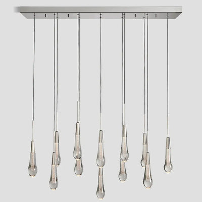 Solitaire Linear Chandelier 37'' 50'' 70'' 87" 120"W - Cyran Lamps