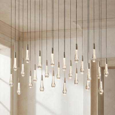 Solitaire Linear Chandelier 37'' 50'' 70'' 87" 120"W - Cyran Lamps