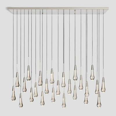 Solitaire Linear Chandelier 37'' 50'' 70'' 87" 120"W - Cyran Lamps