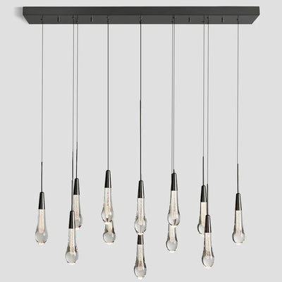 Solitaire Linear Chandelier 37'' 50'' 70'' 87" 120"W - Cyran Lamps