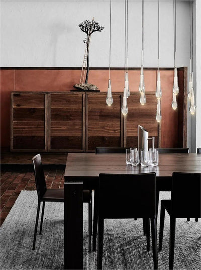 Solitaire Linear Chandelier 37'' 50'' 70'' 87" 120"W - Cyran Lamps