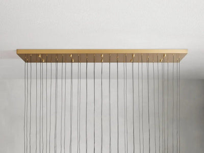 Solitaire Linear Chandelier 37'' 50'' 70'' 87" 120"W - Cyran Lamps