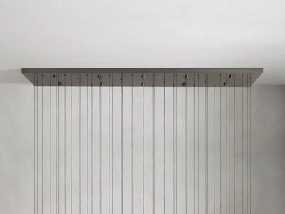 Solitaire Linear Chandelier 37'' 50'' 70'' 87" 120"W - Cyran Lamps