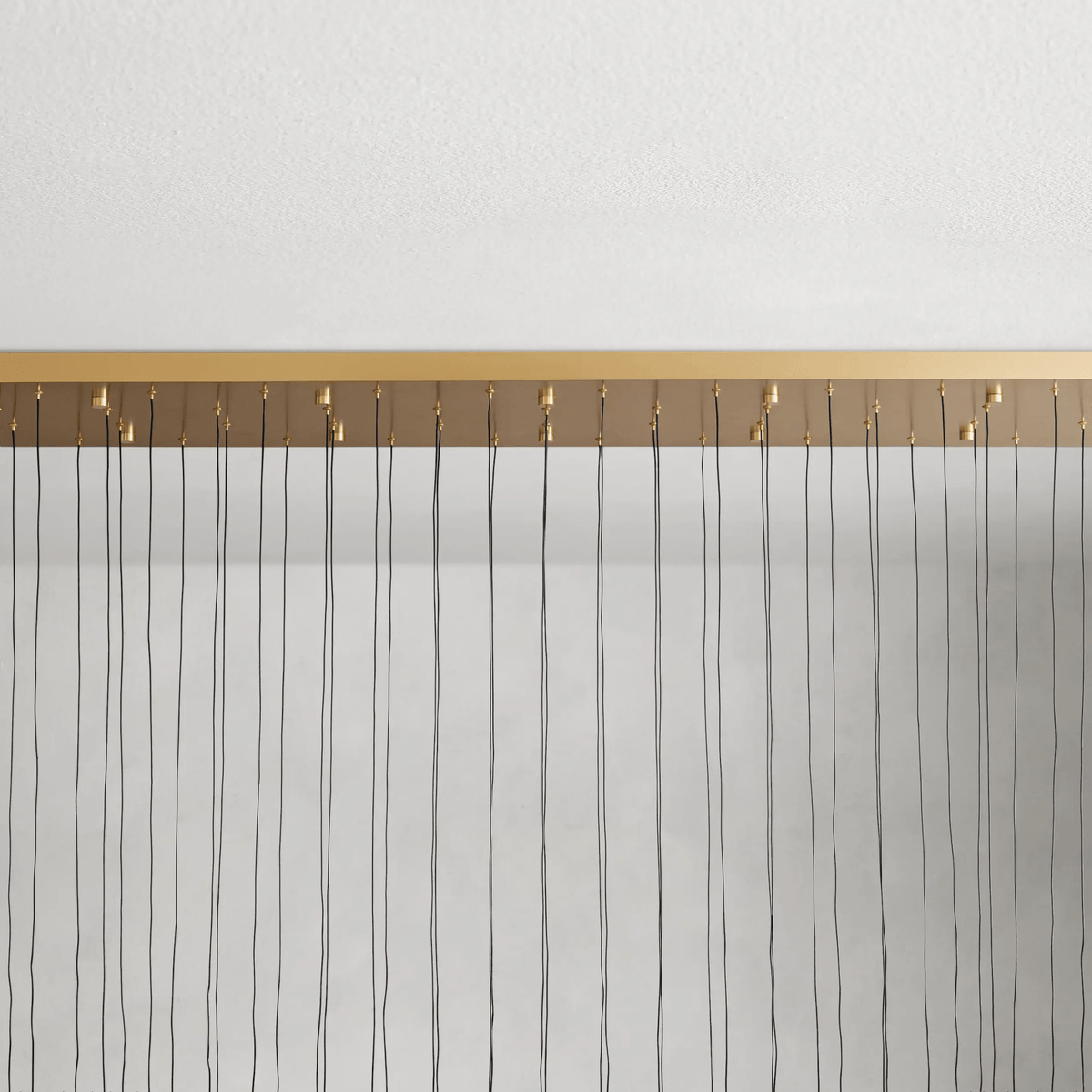 Soltaire Glass Linear Chandelier Lighting 37'' 50'' 70'' 87"W 120"W - cyranlamps