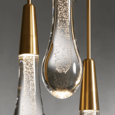 Soltaire Glass Linear Chandelier Lighting 37'' 50'' 70'' 87"W 120"W - cyranlamps