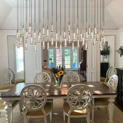 Soltairan Linear Chandelier - Raindrop Pendant Lighting
