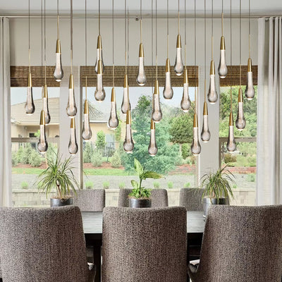Soltaire Linear Chandelier - cyranlamps