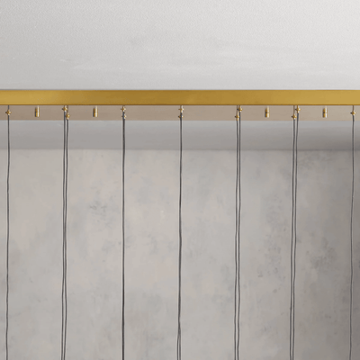 Soltaire Linear Modern Chandelier 37"W - cyranlamps