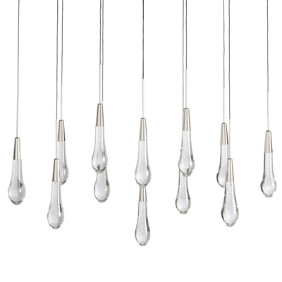 Soltaire Linear Modern Chandelier 37"W - cyranlamps