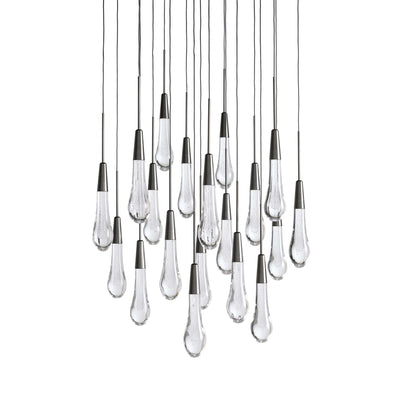 Soltaire Modern 17'' 24'' 36'' 58'' Round Chandelier Lighting - cyranlamps