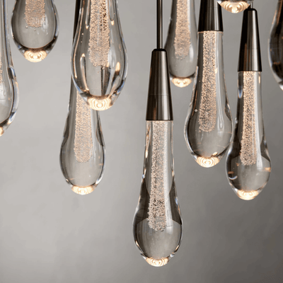 Soltaire Round Chandelier 17" 24" 36“ 58“ - cyranlamps