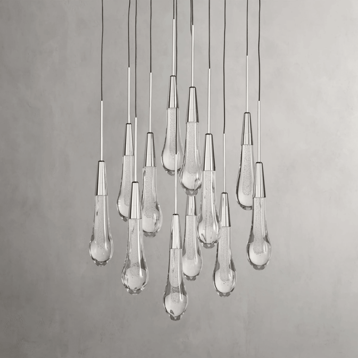 Soltaire Round Chandelier 17" 24" 36“ 58“ - cyranlamps