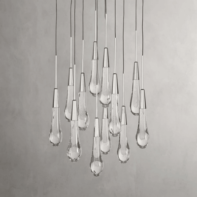 Soltaire Round Chandelier 17" 24" 36“ 58“ - cyranlamps