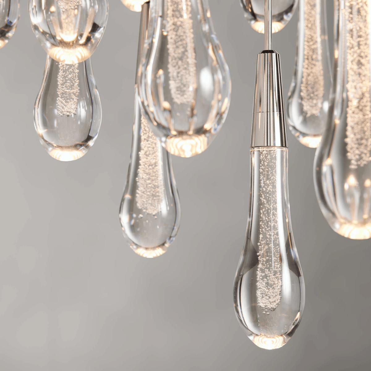 Soltaire Round Chandelier 17" 24" 36“ 58“ - cyranlamps