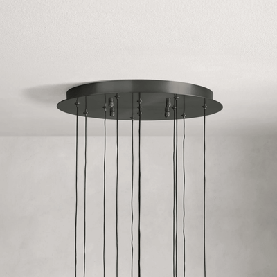 Soltaire Round Chandelier 17" 24" 36“ 58“ - cyranlamps