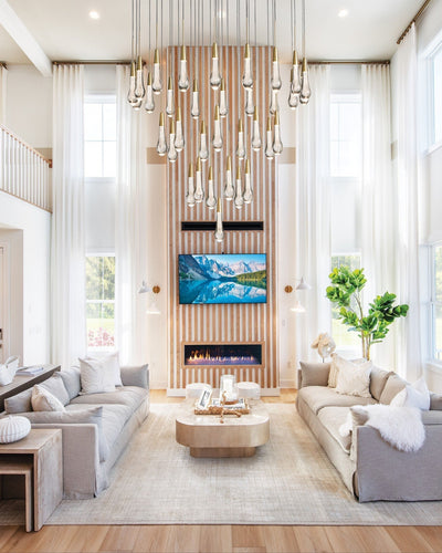 Soltaire Round Chandelier - cyranlamps