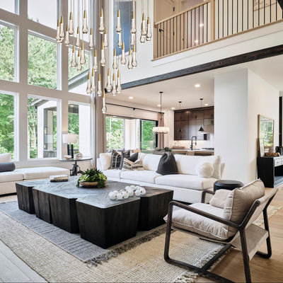 Soltaire Round Chandelier - cyranlamps