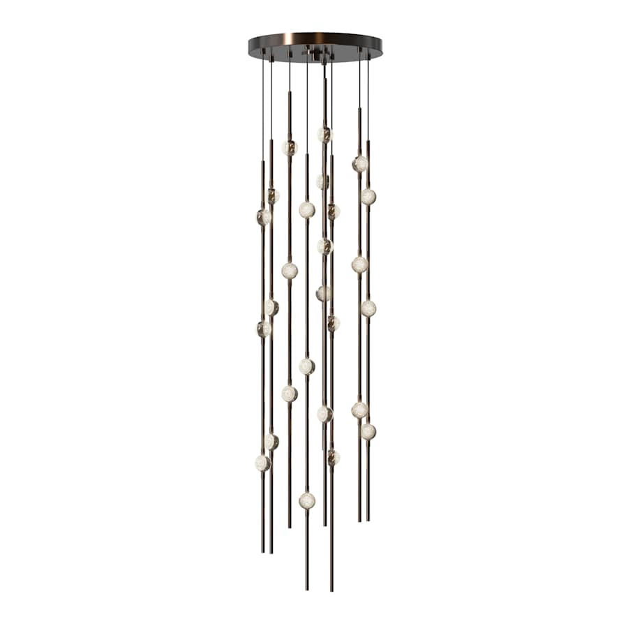 Sonne Constellation 12" Wide Beaded Chandelier 26 Light 2700K - cyranlamps