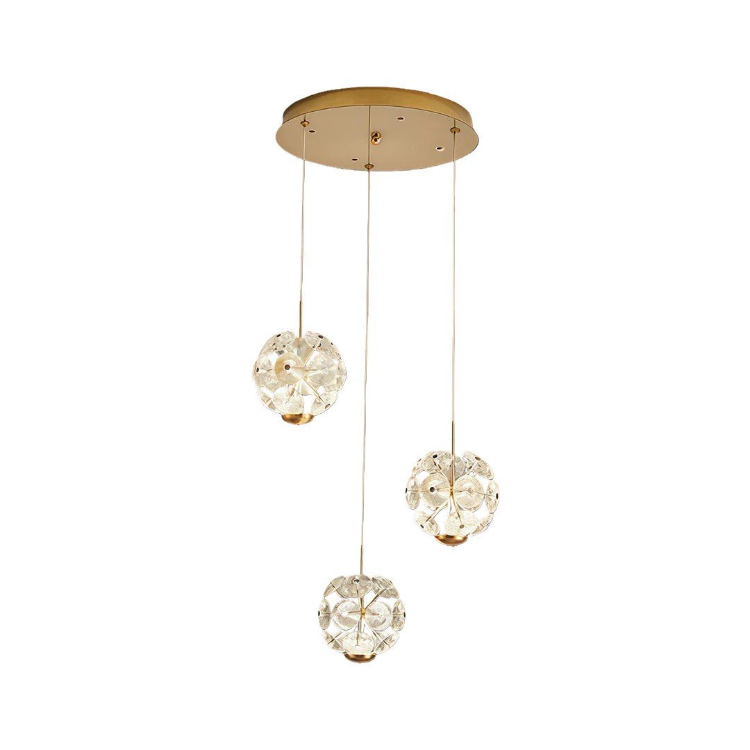 Staircase Crystal Chandelier Modern Luxury High Ceiling Light - Cyran Lamps