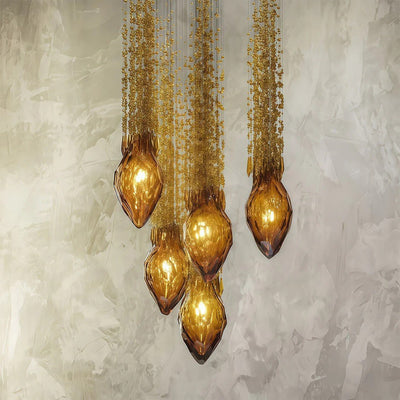 Stairway Chandelier Artistic Crystal Ceiling Light - Cyran Lamps