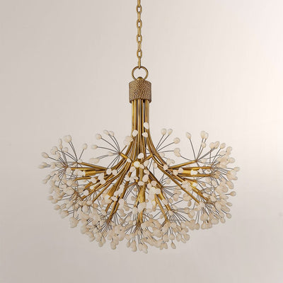 Stone Quartz Nine - Light Chandelier - Cyran Lamps