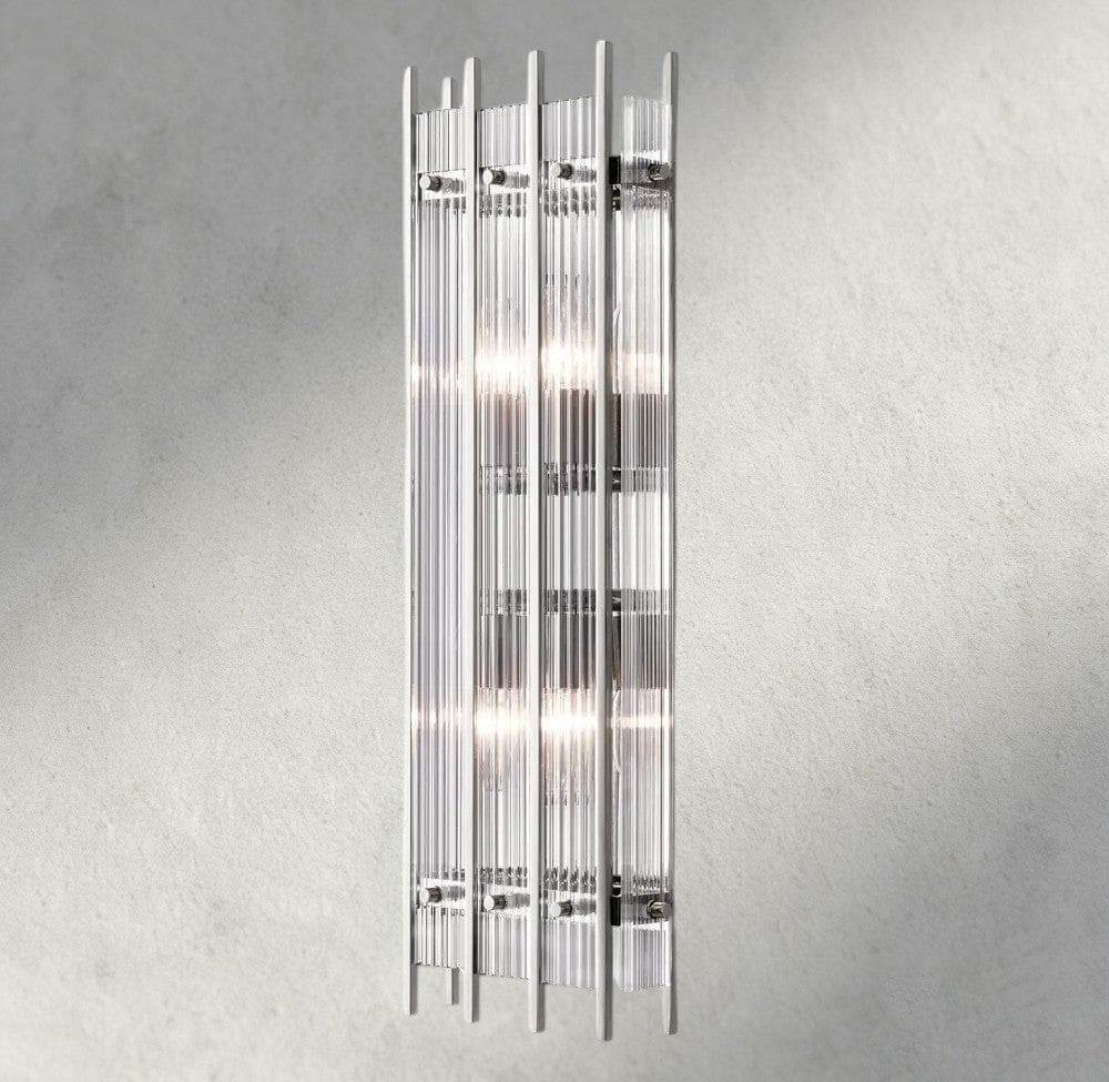 Sun Merca Grand Rectangular Sconce - Cyran Lamps