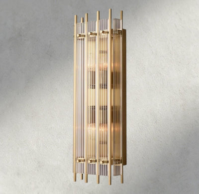 Sun Merca Grand Rectangular Sconce - Cyran Lamps