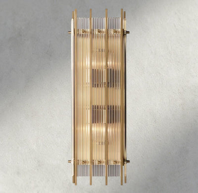 Sun Merca Grand Rectangular Sconce - Cyran Lamps