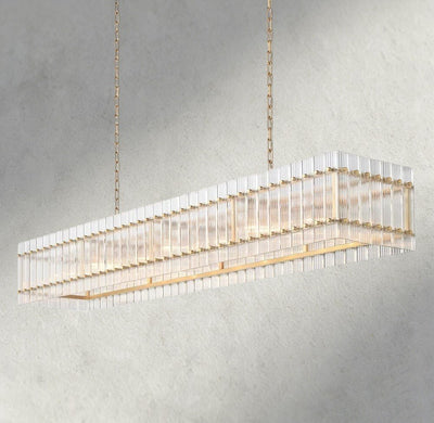 Sun Merca Rectangular Chandelier 54", 72" - Cyran Lamps